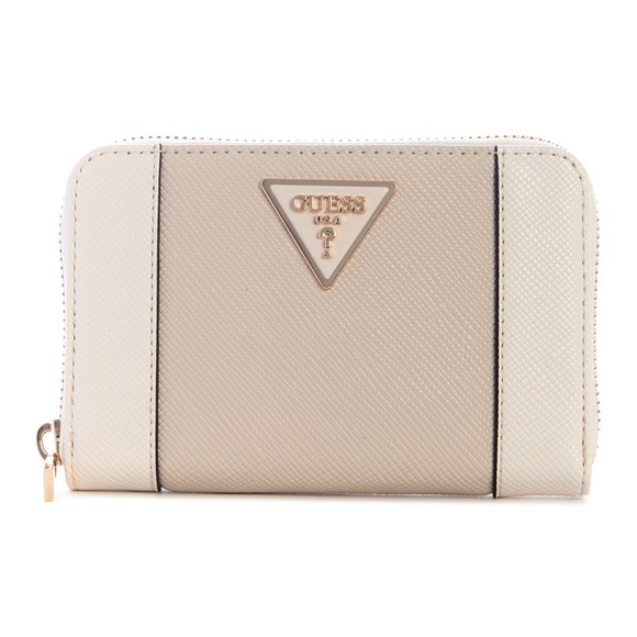 GUESS Taupe and Ivory Women's Wallet - Picture 1 of 4